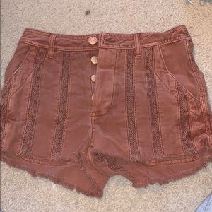 Rose Gold Jean Shorts